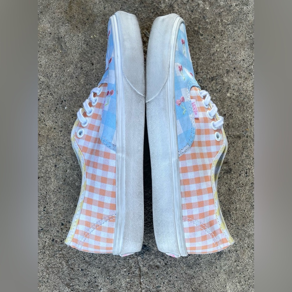 Gingham Block Embroidered Color Patchwork Authent… - image 6